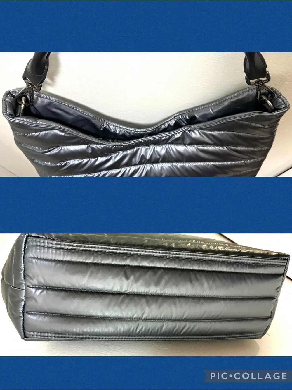 Think Royln The Beverly Puffer Hobo Bag